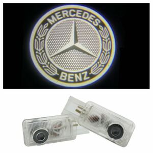 Mercedes Benz Logo courtesy lamp LED original exchange type W251/W164/X164 R/ML/GL Class projector door light Mercedes Benz AMG