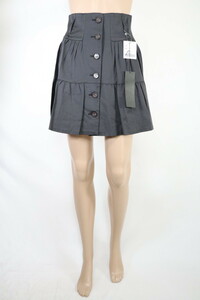 *90%OFF new goods ka licca chu-rucaricature mini height tia-do skirt regular price 17,600 jpy ( tax included ) size 38(S-M)(W62) charcoal gray LSK550