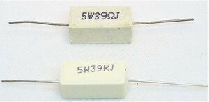  цемент сопротивление 5w39Ω 1 шт 