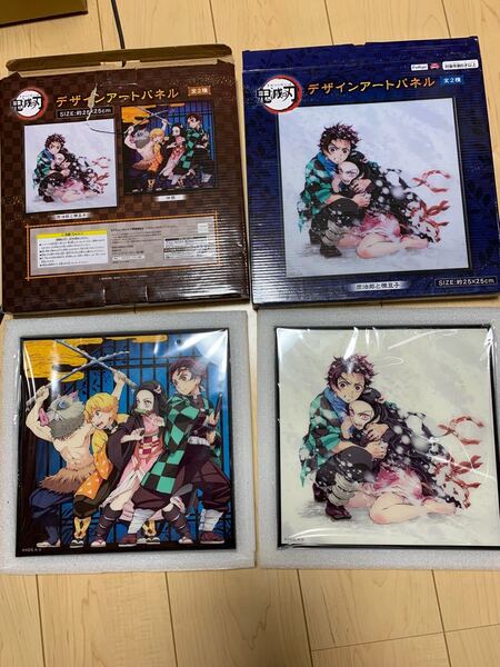 鬼滅の刃デザインアートパネル 2種まとめ