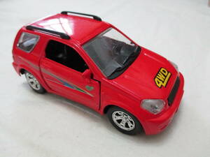 即決 4WD 赤 レッド used 中古 車 おもちゃ 玩具 ミニカー ミニチュア プルバック 子供 子ども 赤い車