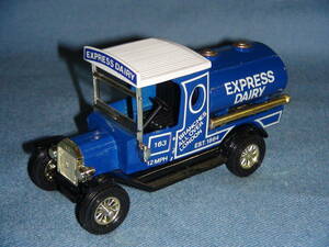  britain Matchbox 1/43 rank limited goods *1912 year T type Ford tank lorry EXPRESS-DAILY blue * Express tei Lee milk transportation car / beautiful goods * box attaching 