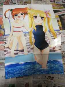 PO-03 poster Magical Girl Lyrical Nanoha mega mi magazine appendix 2006 year 8 month number 