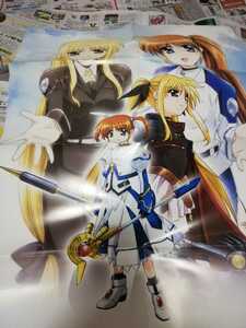 PO-05 poster mega mi magazine appendix Magical Girl Lyrical Nanoha laki..