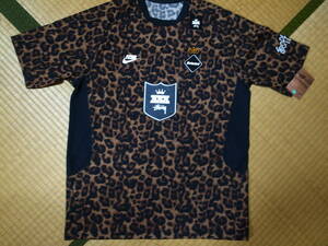 Extreme Rare Collaboration ★ Stussy x F.C.R.B ★ Stussy30th Anniversary Sophne Game Shirt ★ FCRB Bristol Nike ★ Leopard Pattern ★ S