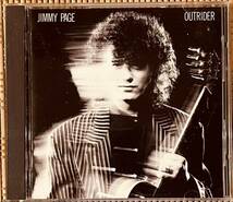 即決送料無料、LED ZEPPELIN Guitar、JIMMY PAGE SOLO、OUTRIDER、1988年、日本語ライナー付、国内盤、25XD-1071_画像1