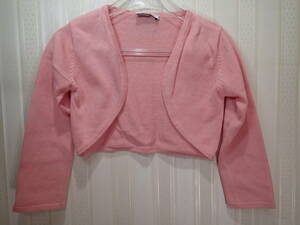 * Cacharel /cacharel 94cm* long sleeve bolero / cardigan ( pink )t1963