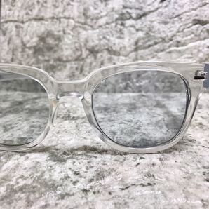 トレンド商品!クリアフレーム サングラス グレー メガネ