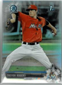 2017 Bowman Chrome Draft Trevor Rogers Refractor 