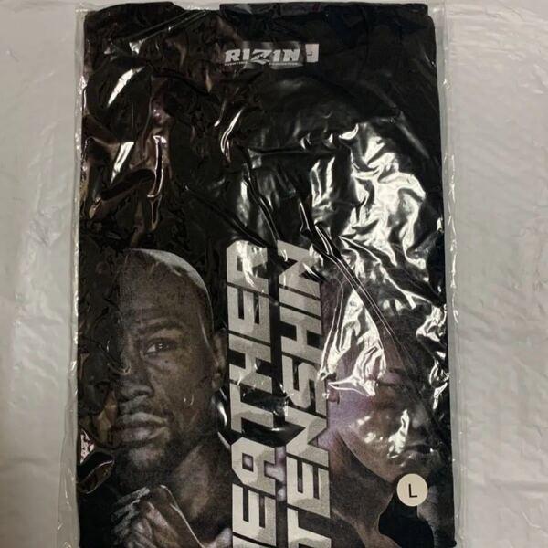 RIZIN14 メイウェザー対那須川天心Tシャツ サイズL