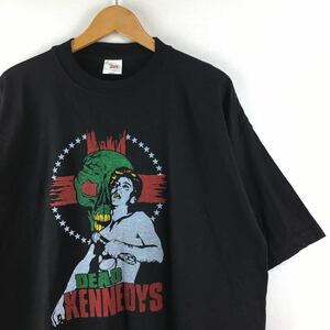  Vintage 90s[DEAD KENNEDYS] punk частота футболка XL dead keneti-z б/у одежда блокировка T... город Fujiwara hirosi фильм Movie SF