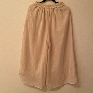 ローリーズファーム フレアパンツ ガウチョパンツ ワイドパンツ ウエストゴム