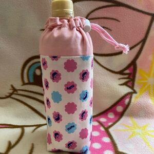 ハンドメイドペコちゃん柄ペットボトルケース 803