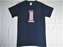 ★ハワイ購入 古着 タグ切れ 色落ち日焼け変色有り HAWAII ハワイ SPARK スパーク Tシャツ S ネイビー紺 星条旗 アメリカ国旗 ハワイアン★_画像1