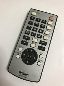 RM-G10 Uniden Uniden terrestrial digital broadcasting tuner remote control DTM430R/DTM500S etc. 2108202