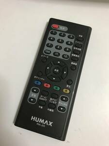 RM-J05 HUMAX ヒューマックス 地デジチューナー リモコン 2108202