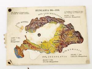 （R3-0329）古い紙もの・ハンガリー　プロパガンダ 動く絵葉書　第一次世界大戦後　仕掛け絵本