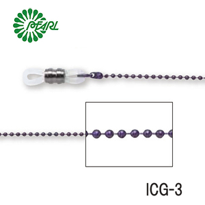 [ regular store ] glasses chain pearl ICG-3 material : brass / spray roasting attaching b LOOPER pull 