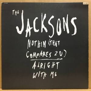 見本盤 THE JACKSONS / NOTHIN b/w ALRIGHT WITH ME 12&#34; マイケルジャクソン 日本盤