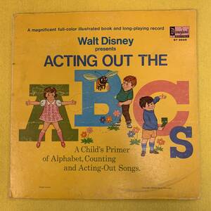 【Walt Disney★ディズニー】1968　Acting Out The ABC'ｓ★LP レコード・Record・Vinyl★子供・チャイルド★WDPの商品画像