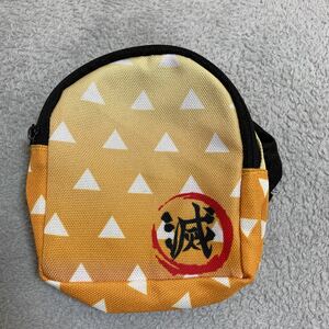 キッズ　ウエストポーチ お財布　小物入れ　ポーチ　イエロー オレンジ