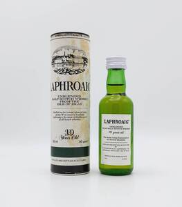 【全国送料無料】LAPHROAIG 10years old UNBLENDED ISLAY MALT SCOTCH WHISKY 45度 50ml【ラフロイグ 10年 アンブレンデッド】