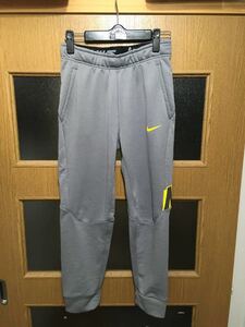 NIKE ジョガーパンツ スウェット グレー イエロー ナイキ スキニー スリム ドライフィット DRI-FIT ジャージ