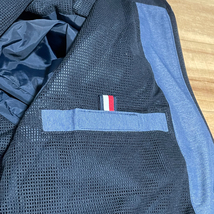 【 TOMMY HILFIGER 】トミーヒルフィガー USA正規品 ヨットジャケット セーリングジャケット ナイロン フード収納可能 ブルー〈2XL〉_画像4