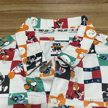 限定コレクション【 TOMMY JEANS×SPACE JAM 】 トミージーンズ スペースジャム LooneyTunes 総柄 デニム ジャケット 〈2XL〉_画像3