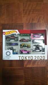 Hot Wheels.ホットホイール.東京2020五輪オリンピック限定10台パック 外箱傷み部分有り 現物 現状品 画像確認 商品説明 自己紹介必読下さい