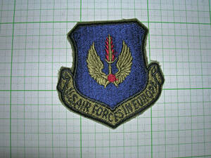 特価SALE！U.S.Air Force官給品 Patch, U.S. Air Forces In Europe, Subdued (NSN: 8455-01-065-3208) 軍放出新品 少量在庫限り