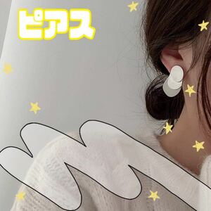 《シルバー》葉っぱピアス 三つ葉 リーフ シンプル 大人かわいい