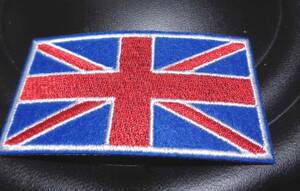 新品　英国　イギリス　グレートブリテンUK　United Kingdom　国旗　刺繍ワッペン（パッチ）◇サッカー観戦　　スポーツ応援　旅行　観光