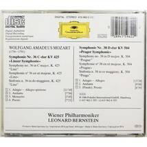 【西独盤】レナード・バーンスタイン ◇ モーツァルト 交響曲第36番「リンツ」/第38番「プラハ」◇ ウィーン・フィルハーモニー管弦楽団 ◇_画像4