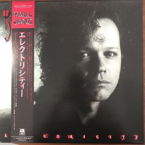 LP■ROCK/PAUL JANS/ELECTRICITY/C28Y3194/帯 OBI/見本盤/PROMO/歌詞カード入/ポールジャンツ