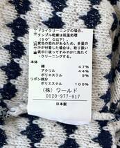 ★送料無料 超美品 MINIMUM MINIMUM ミニマムミニマム トップス 半袖シャツ 白／ネービー サイズ2 レディース 女性用_画像5