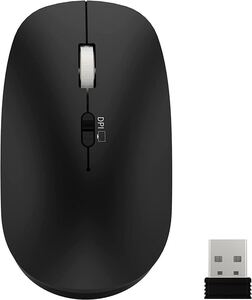 ワイヤレスマウス マウス【2021最新版 Bluetooth5.2】 3DPIモー ワンタッチでデスクトップ 高精度