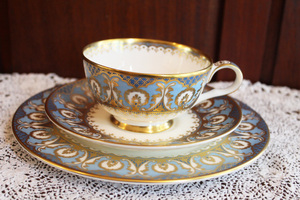 [ Royal Doulton BIRBECK] Trio cup & saucer plate 