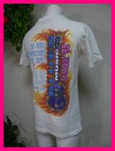 送料無料★Blues music festival’95 TシャツS　アイボリー　BB KING JIMMIE VAUGHAN ブルース ミュージック フェスティバルサングラス猫　_画像8