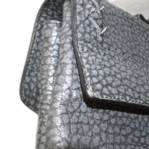 BOTTEGA VENETA【ボッテガヴェネタ】221263　ビジネスバッグ　ダークグレー　レザー　メンズ【中古】_画像5