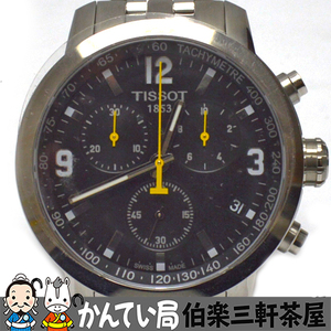 TISSOT【ティソ】T0554171105700　T-SPORTS　クロノグラフ　ブラック文字盤　クオーツ　メンズ腕時計【中古】