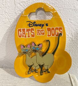 ディズニー ピンバッジ ピンバッチ わんわん物語 シャム猫 サイとアム