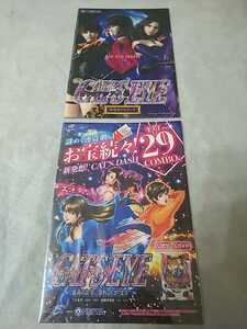 キャッアイ　CATs EYE　来生瞳　パチンコ　小冊子　ガイドブック　遊技カタログ　新品　未使用　非売品　計2冊　北条司　希少品　入手困難