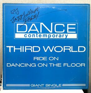 超激レア 横浜 La Moon 正規なし ジャケ付き 見本盤 1982 Third World / Ride On b/w Dancing On The Floor Original Japan 12 CBS Sony