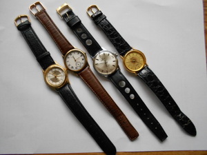 ★エルマーノ・紳士用の腕時計４本セット・ジャンク品・アンティーク・送料無料