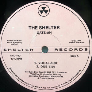 [12] Shelter Records / SHL-1001 / Gate-Ah / The Shelter / House / Deep House
