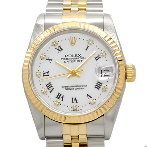 ロレックス ROLEX デイトジャスト 68273G ユニセックス ボーイズ腕時計 ダイヤ SS/YG