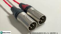 《2m×2本 ベルデンXLR(オス)⇔XLR(メス》 BELDEN 88760/NC3MXX/NC3FXX_画像2