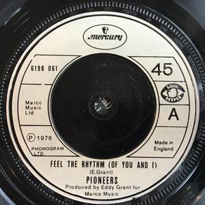 ☆Pioneers/Feel The Rhythm☆人気メロウ・ディスコ/レゲエ！7inch 45