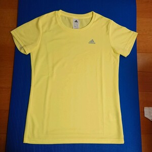 adidas スポーツウェア 黄 L レディース